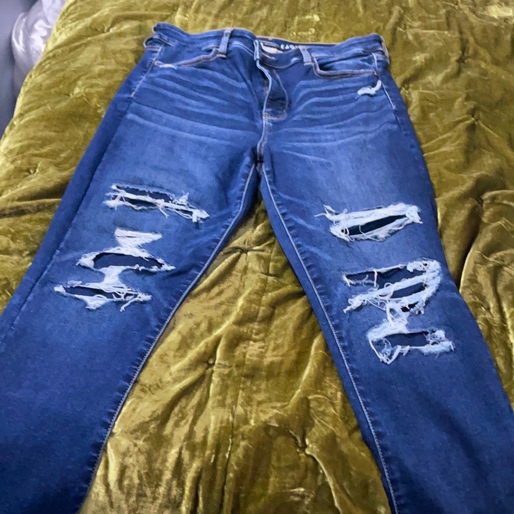 American eagle jeans worn once size 14 reg women